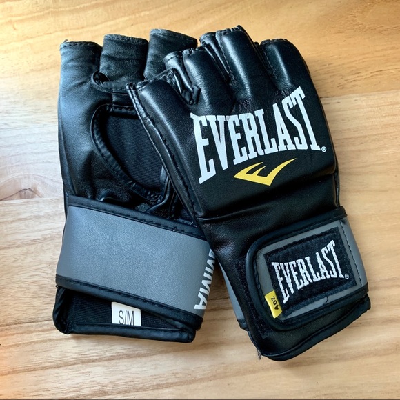 Everlast MMA Pro Style Grappling Gloves 4OZ S/M - Picture 1 of 7